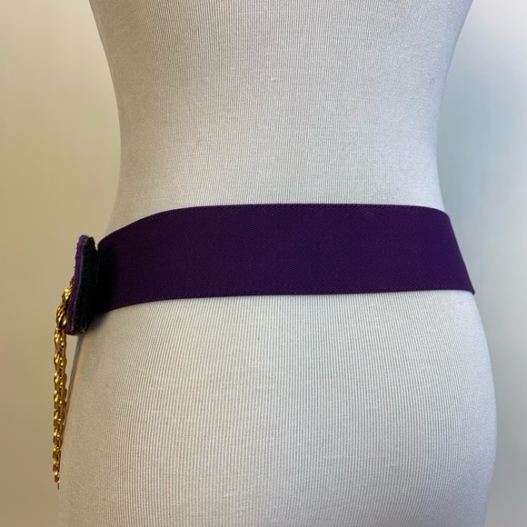 Vintage Suede Belt w/Gold Chains SOLD!!! - Picture 5 of 14